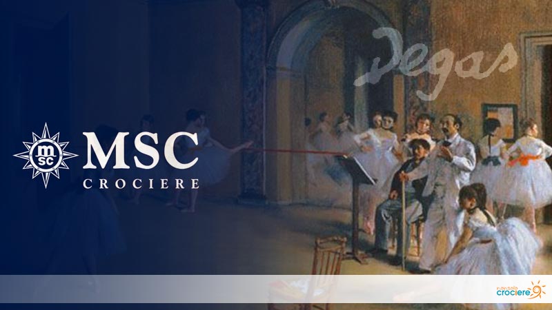 MSC Grandiosa: in mostra le opere di Degas